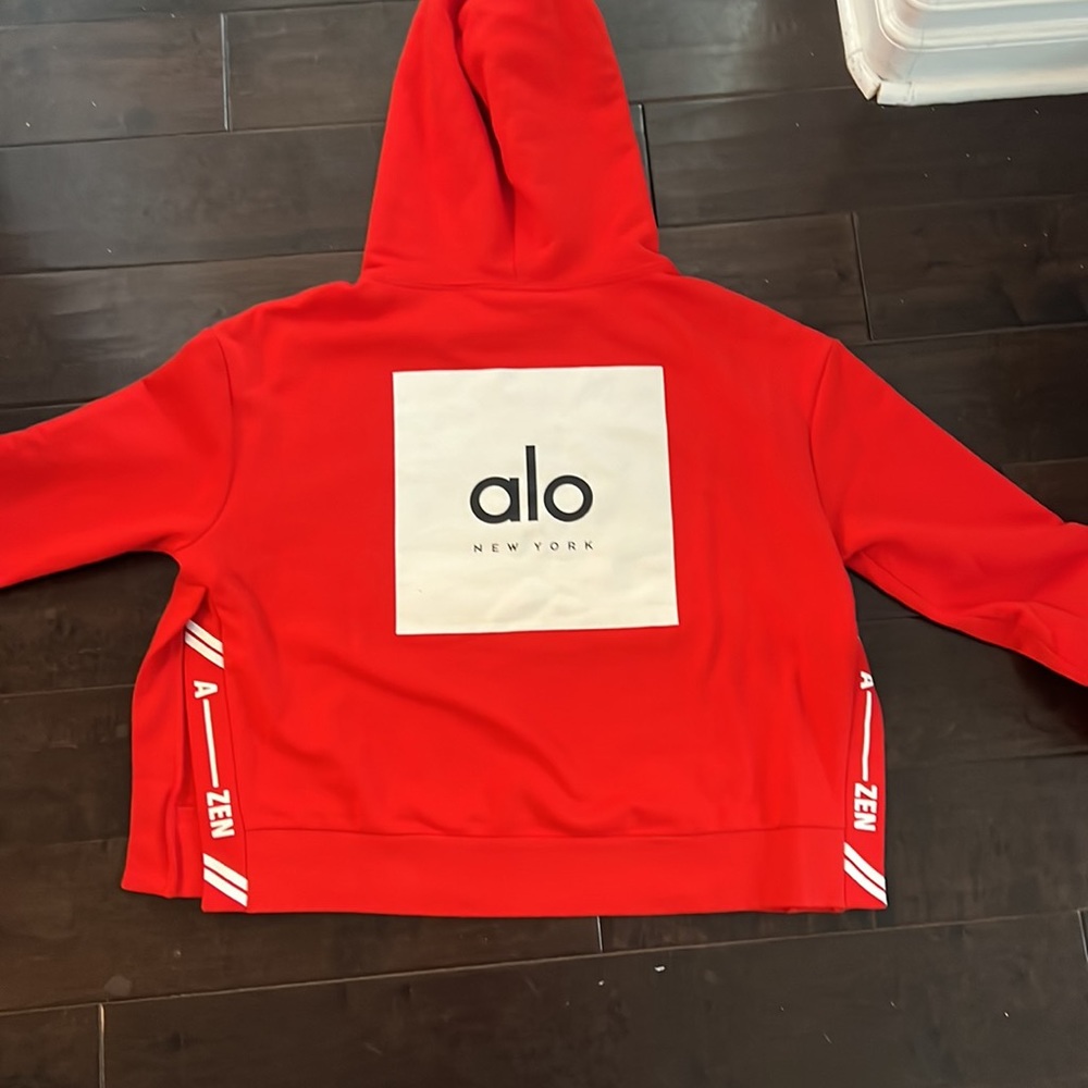Alo red sweatshirt